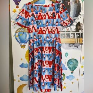 Modcloth & retro inspired holiday dress small NWOT